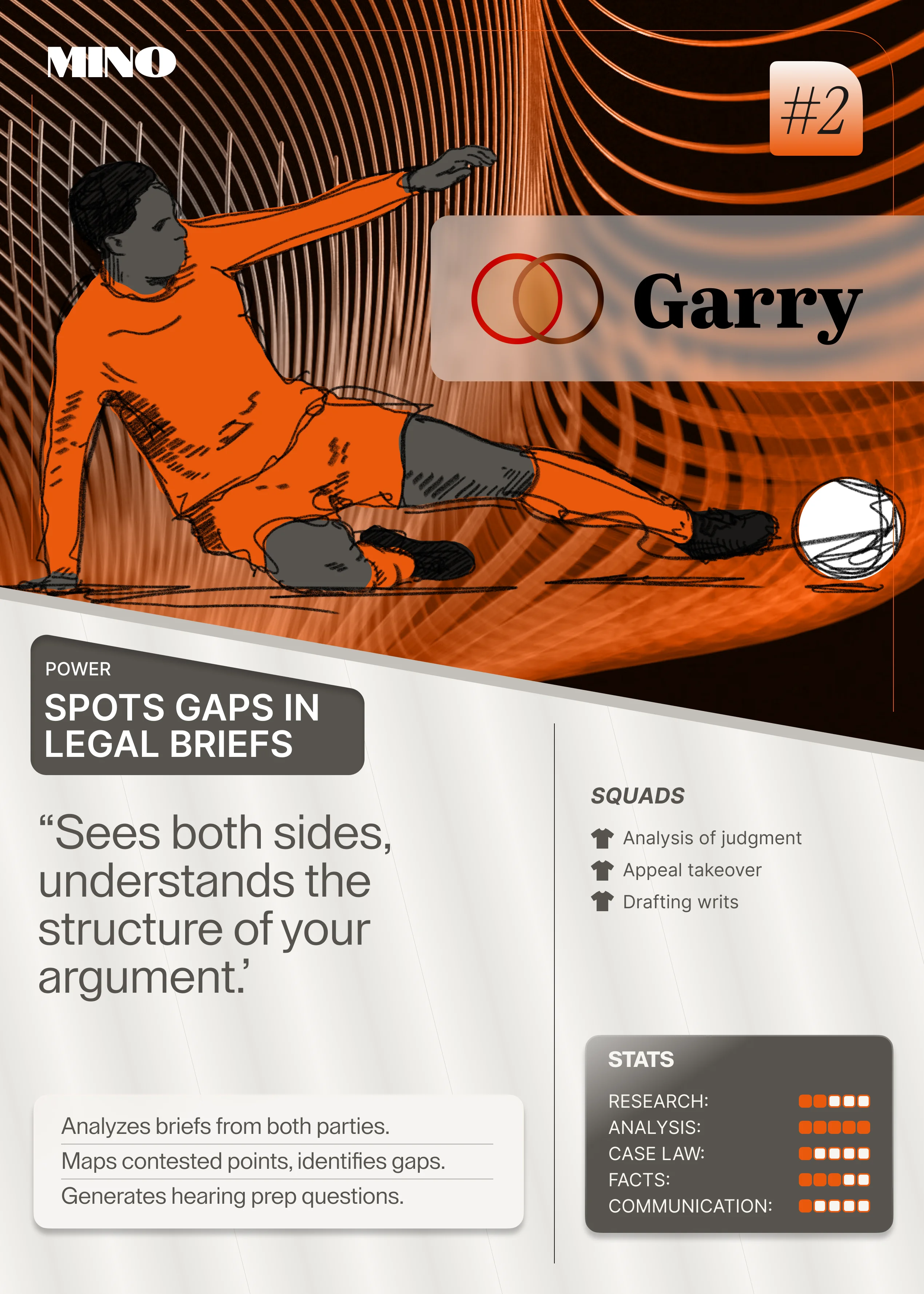 Garry — Mino agent card
