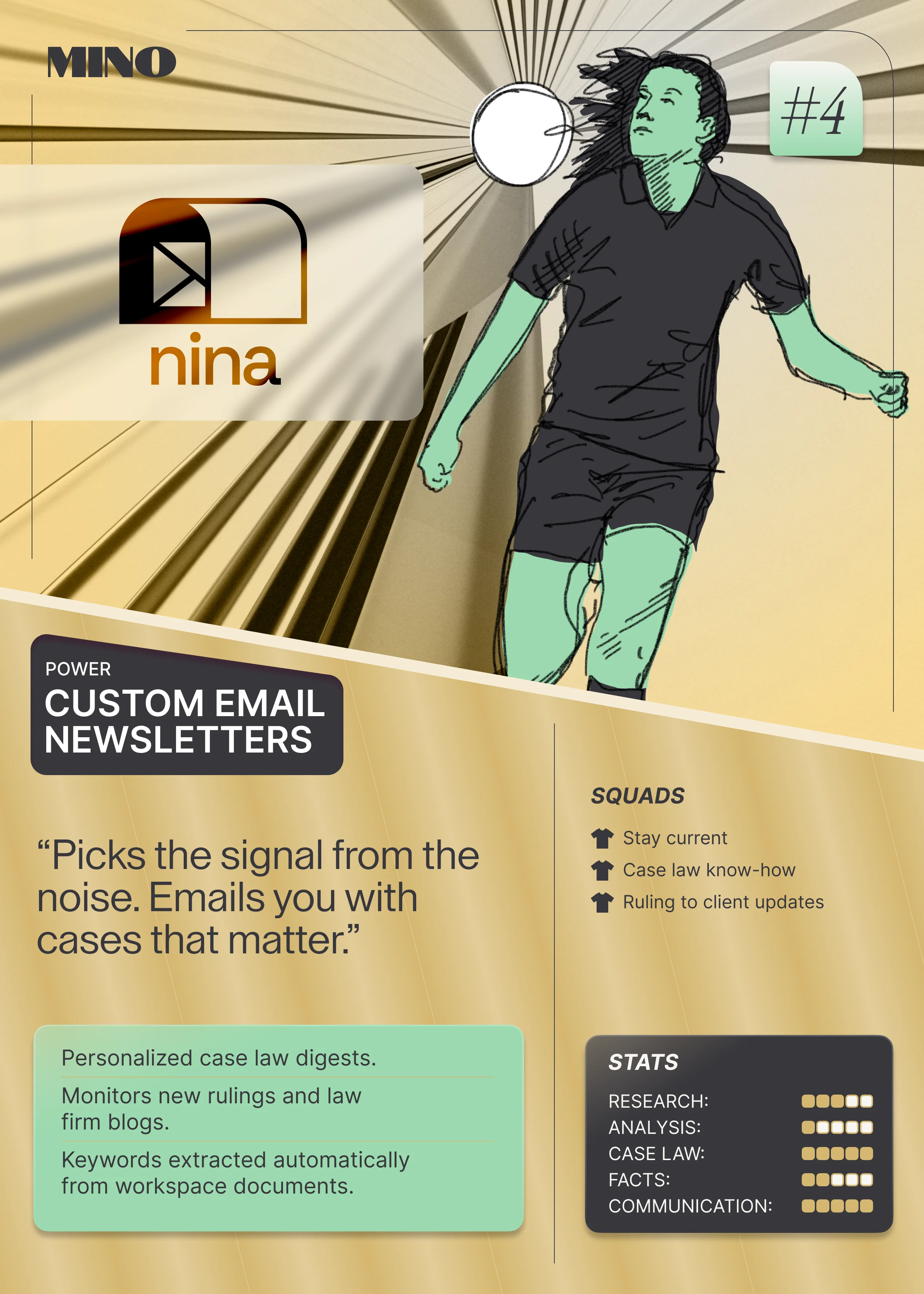 Nina — Mino agent card
